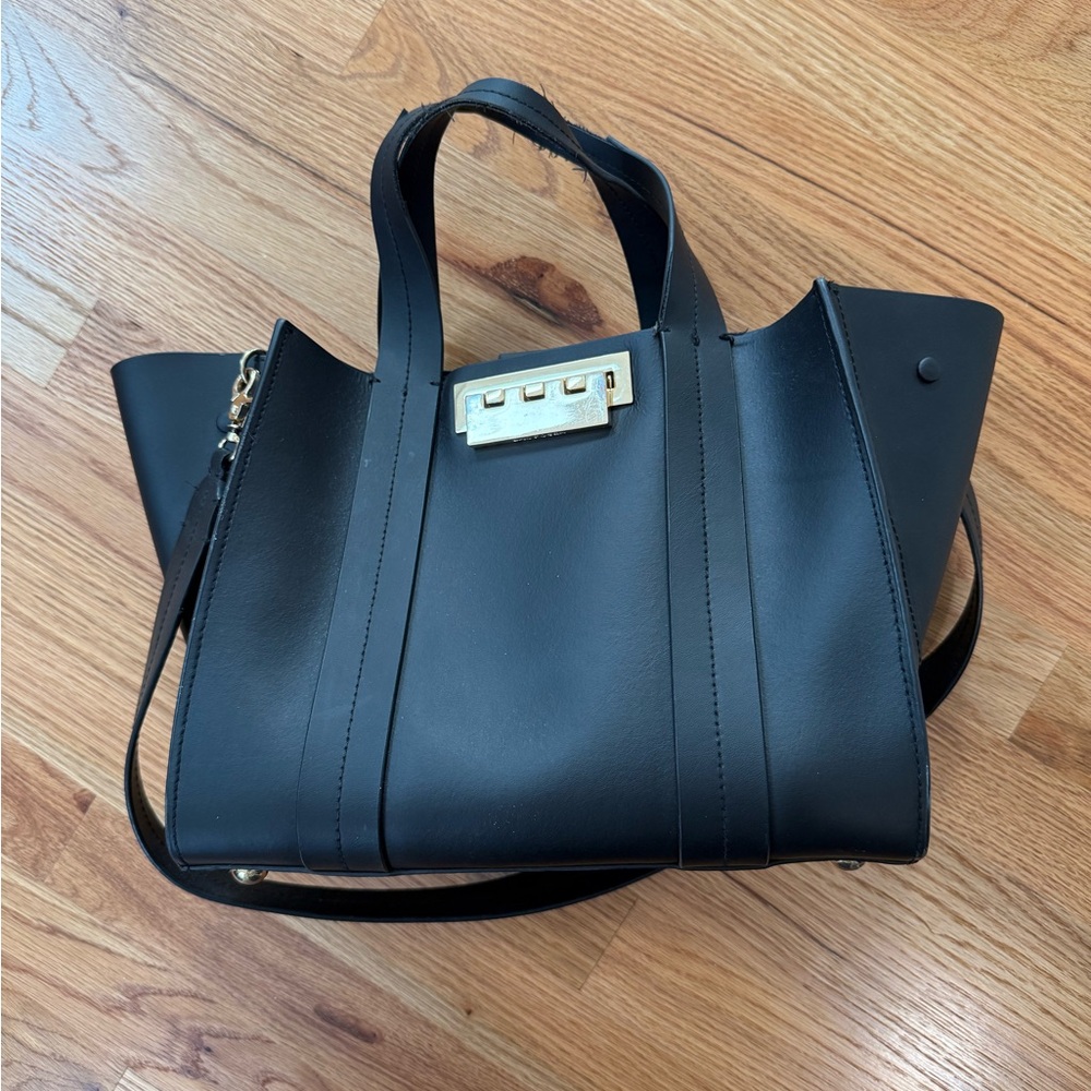 ZAC Zac Posen Black Eartha Iconic Shopper